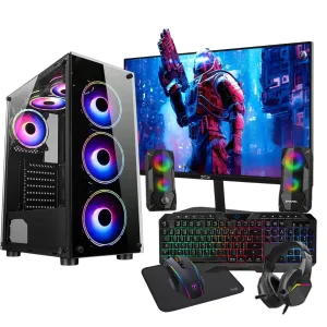 Ultimate Gaming PC Bundle | Intel Core i5 | 16GB RAM | GT730 4GB | 1TB HDD + 128GB SSD | 22" Monitor | FREE Speakers Included